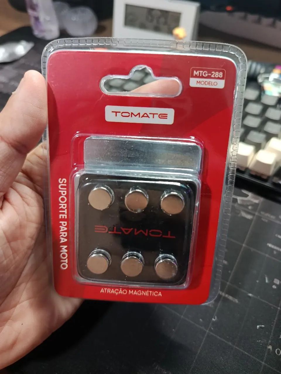 Suporte magnético ? para moto ?
