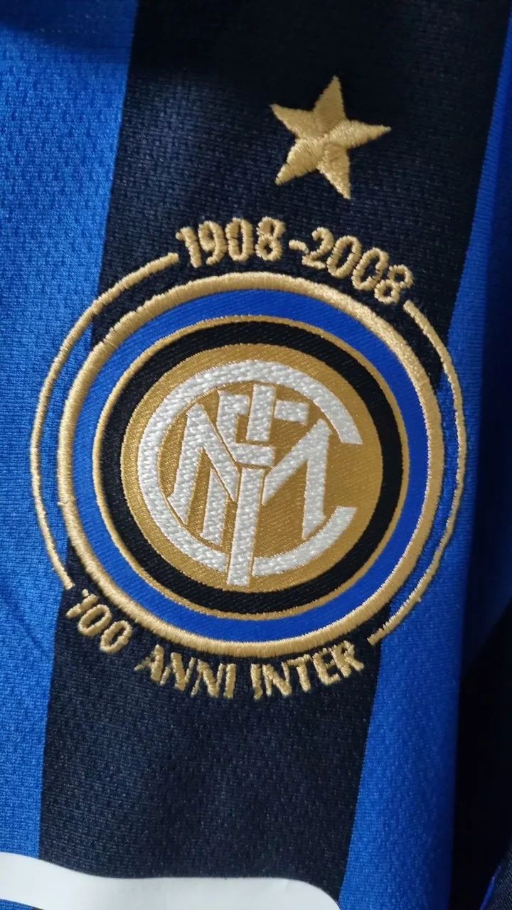 Camisa Inter de Milão Centenário Importada - Foto 3