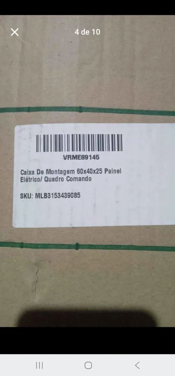 Caixa de montagem elétrica e cano 100 m - Foto 2