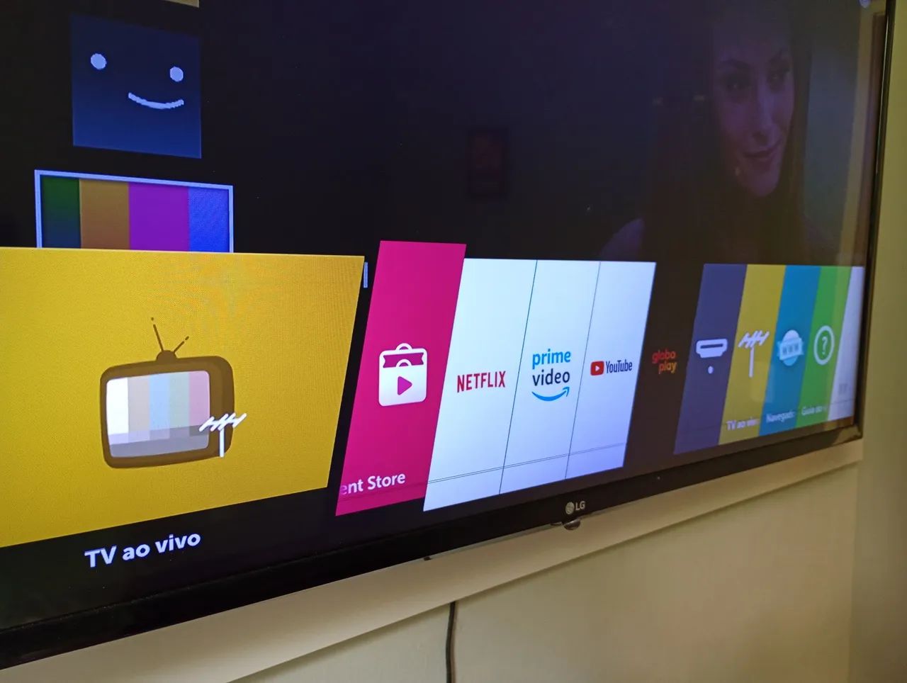 Smart TV LG 43 polegadas - Smart Nativa - Completa (Pés + Controle) - Foto 5