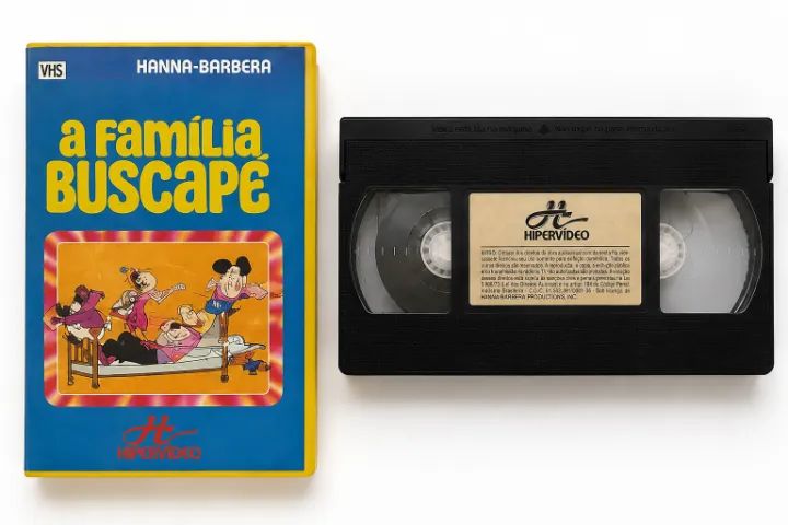 VHS Original A Família Buscapé - Hanna-Barbera - Hipervídeo 