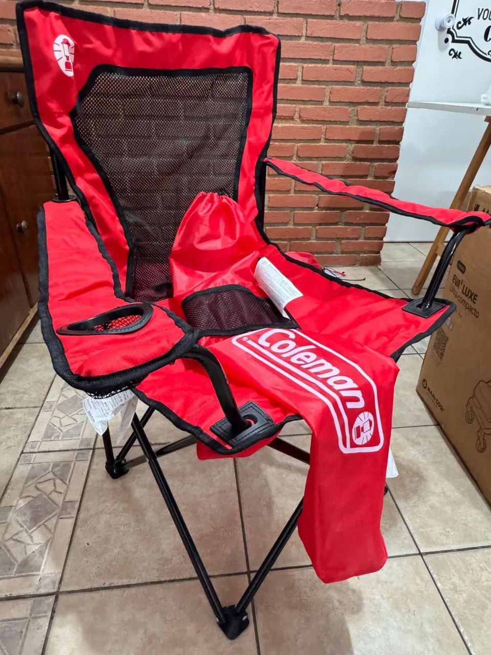 Coleman 2-way captain chair（RED）×2個セット Coleman（コールマン） チェア ツーウェイキャプテンチェア [ レッド