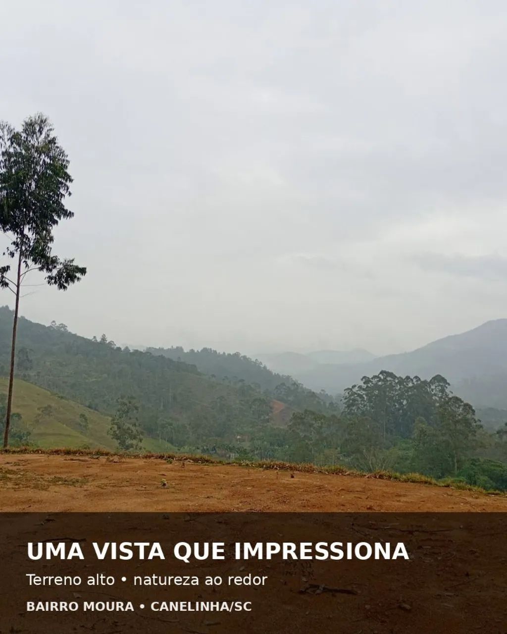 Terreno com Vista privilegiada em CANELINHA -SC - Foto 2
