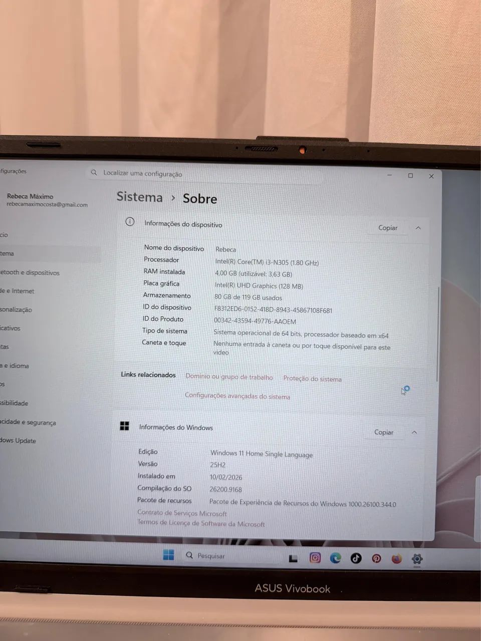 Notebook Asus