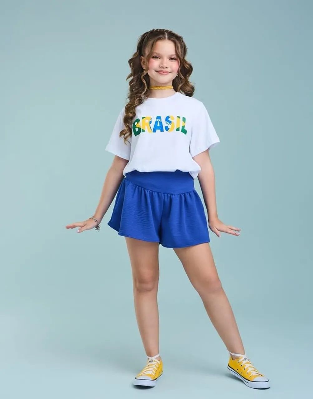 Conjunto do Brasil mãe e filha  - Foto 2