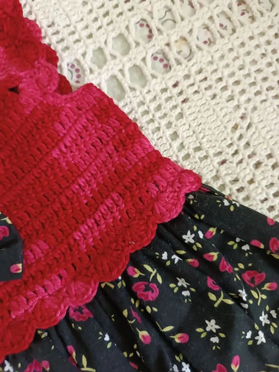 Vestido infantil com presilhas  - Foto 4