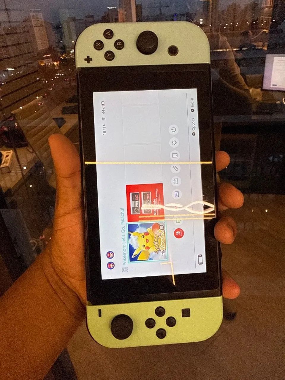 NINTENDO SWITCH V2 VERDE RARIDADE!!!!! - Foto 4