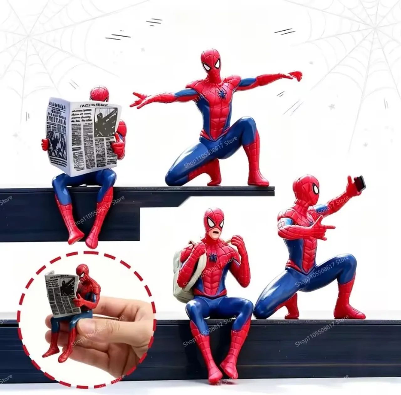 Action Figure Homem Aranha Spider Man Mini Poses Figura de Ação - Foto 3