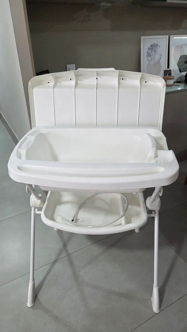 banheira e trocador de bebê burigotto splash