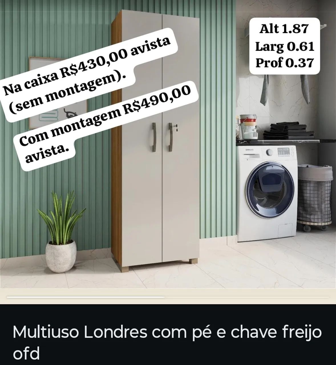 Multiuso com chave NOVOS DE FÁBRICA NA CAIXA SEM MONTAGEM VALOR 430 - Foto 5