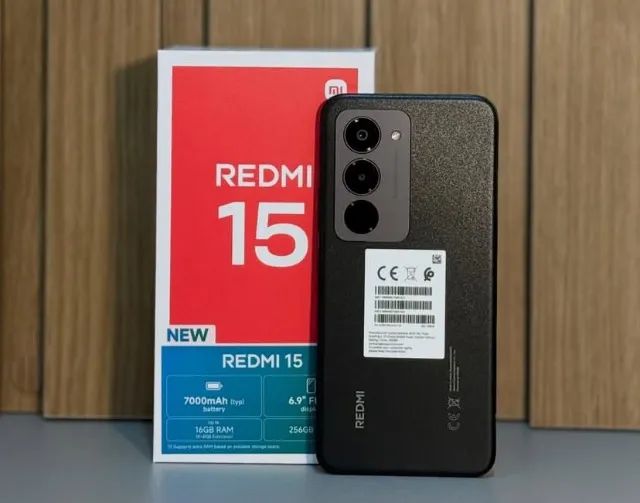 Redmi 15 256+08 Preto Lacrado 