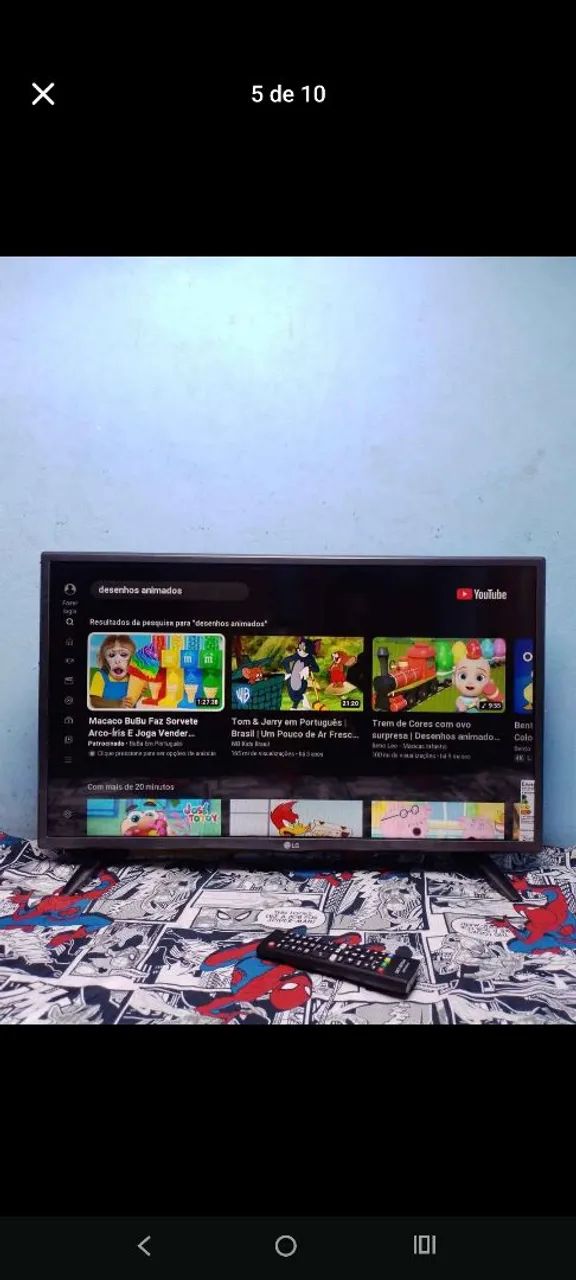 Smart Tv LG de 32 polegadas pezinhos e controle  - Foto 2