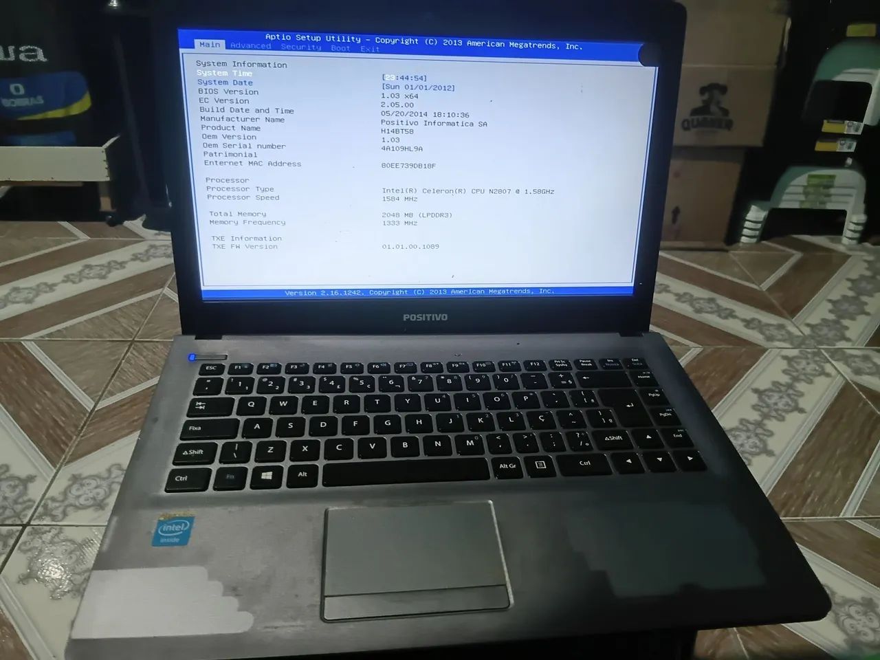 Notebook Positivo 
