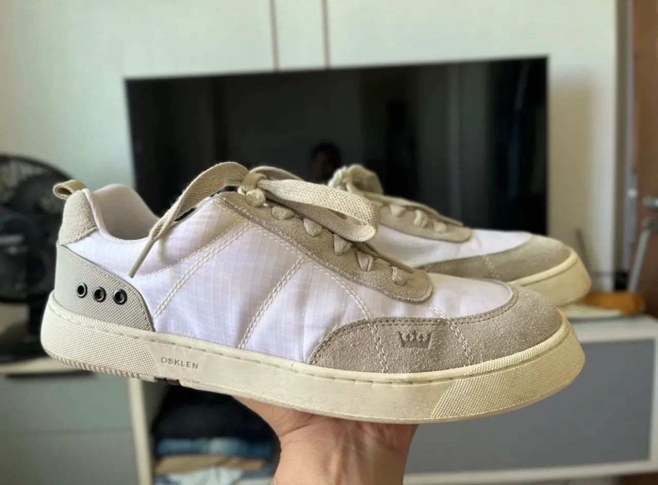 Tênis Osklen branco n40 - Foto 2