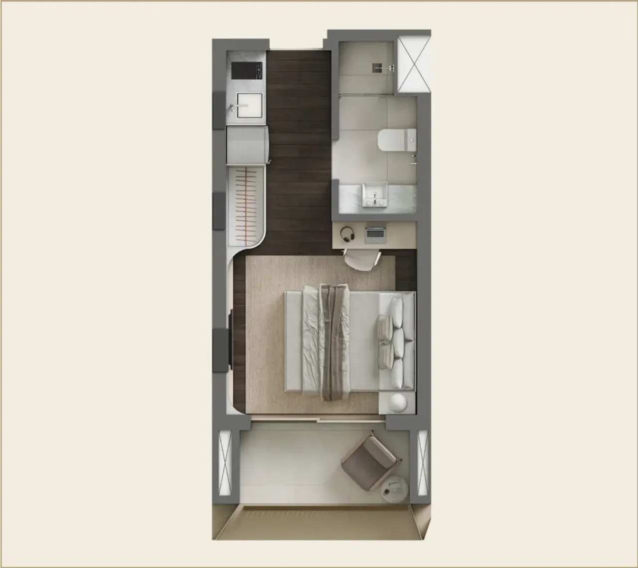 PLANTA 25m²