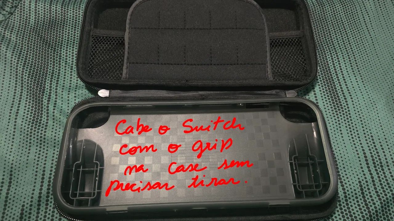 Case + Grip para Nintendo Switch Oled - Foto 4