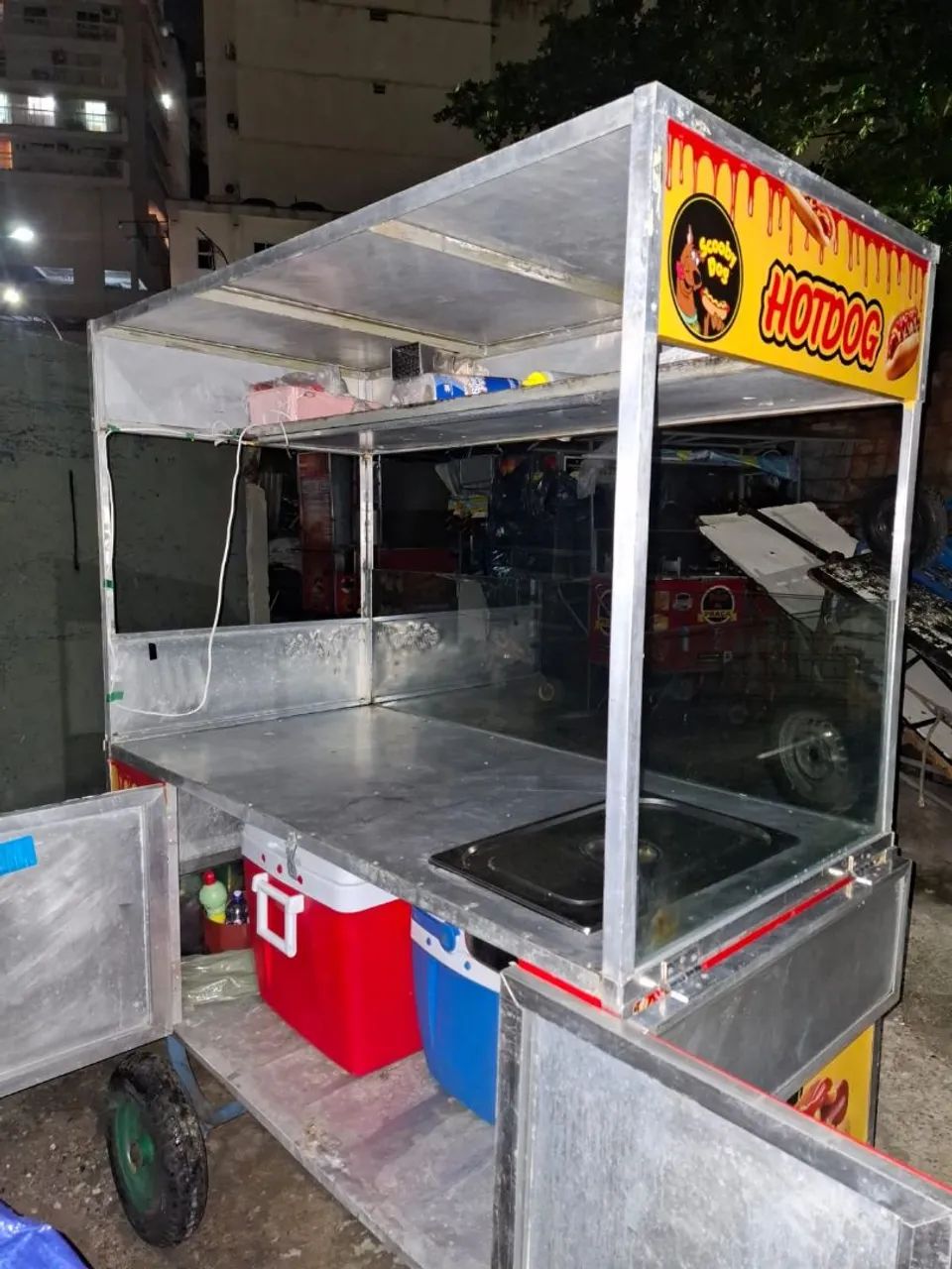 Vendo barraca de cachorro quente usada em ótimo estado 