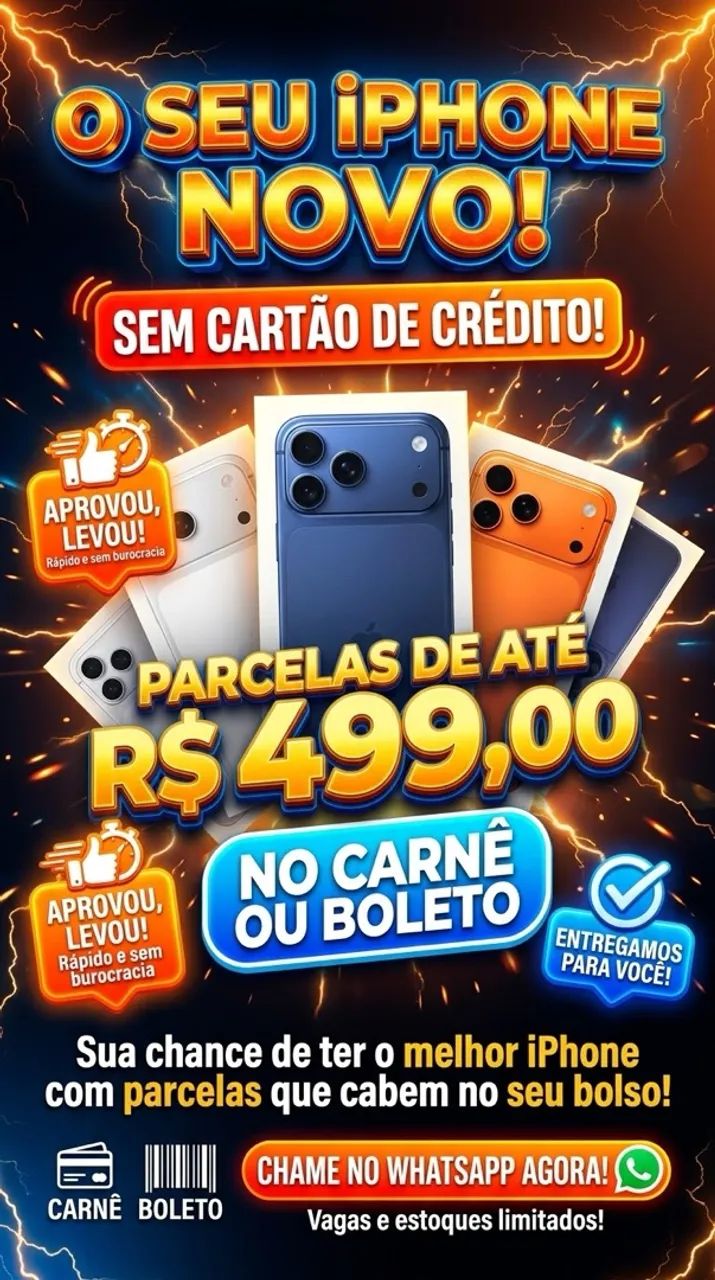 SEU iPHONE NOVO SEM COMPLICAÇÃO !!