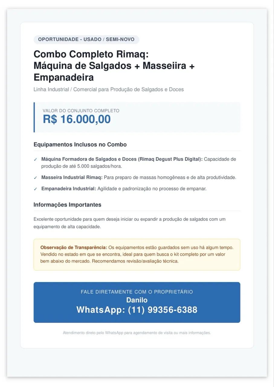 Máquina de Salgados Combo - Foto 2