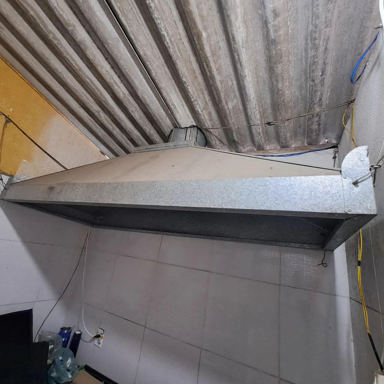 Coifa para hambúrgueria.