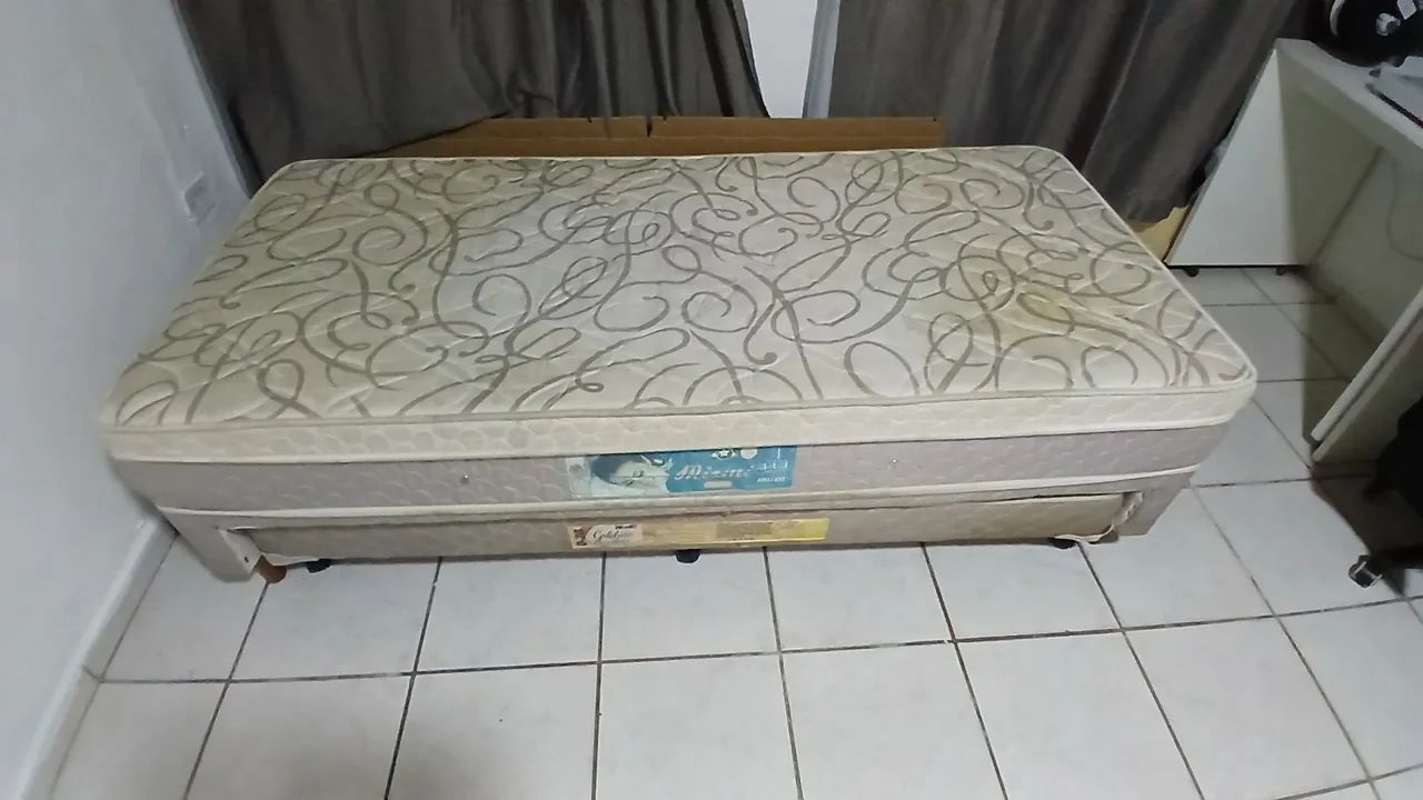 Cama Box Solteiro com Cama Auxiliar - R$ 60,00 - Foto 5