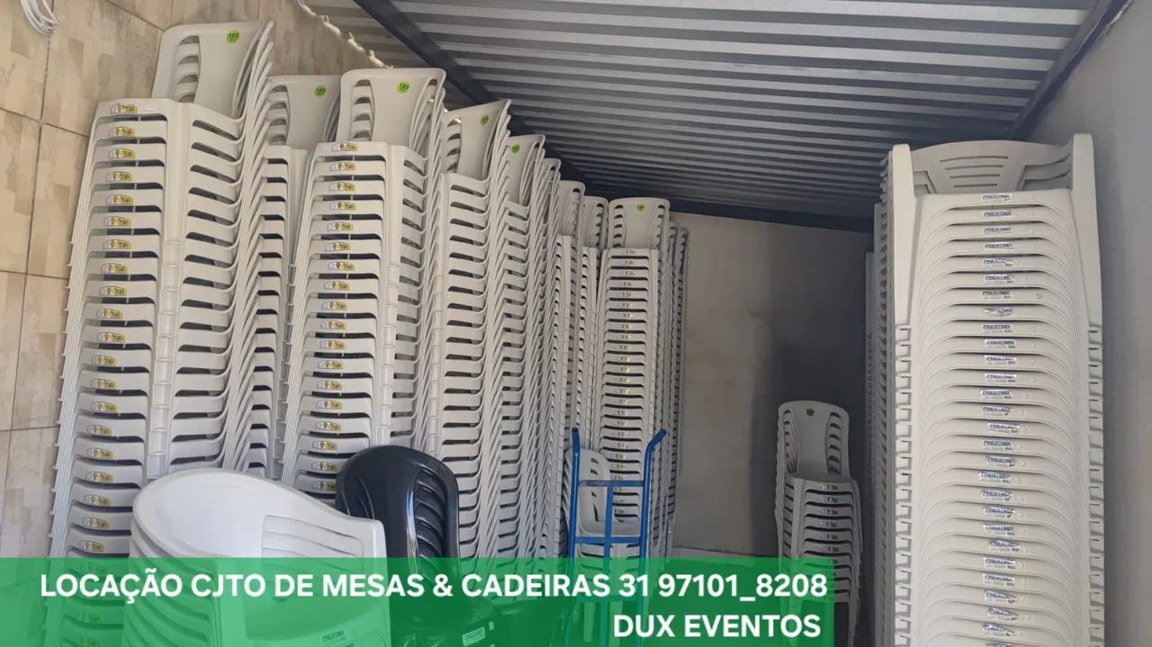 AAluguel de CJTO Mesas e Cadeiras / Tendas - Foto 2