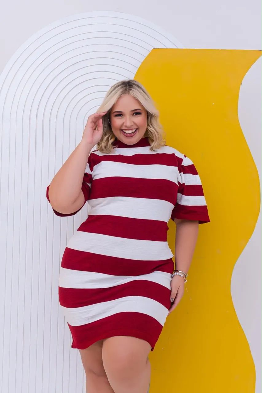 Vestido Plus ( novo )