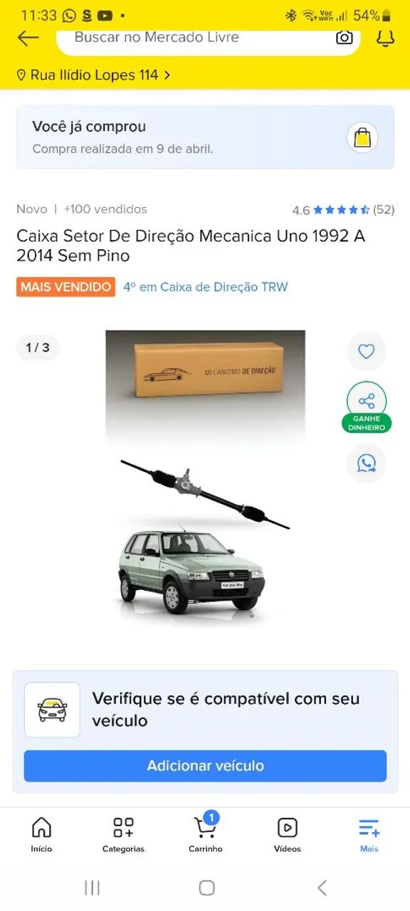 Caixa de direção Fiat - Foto 2