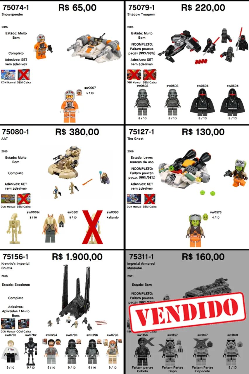LEGO Star Wars - Diversos Sets (usados) - Foto 5