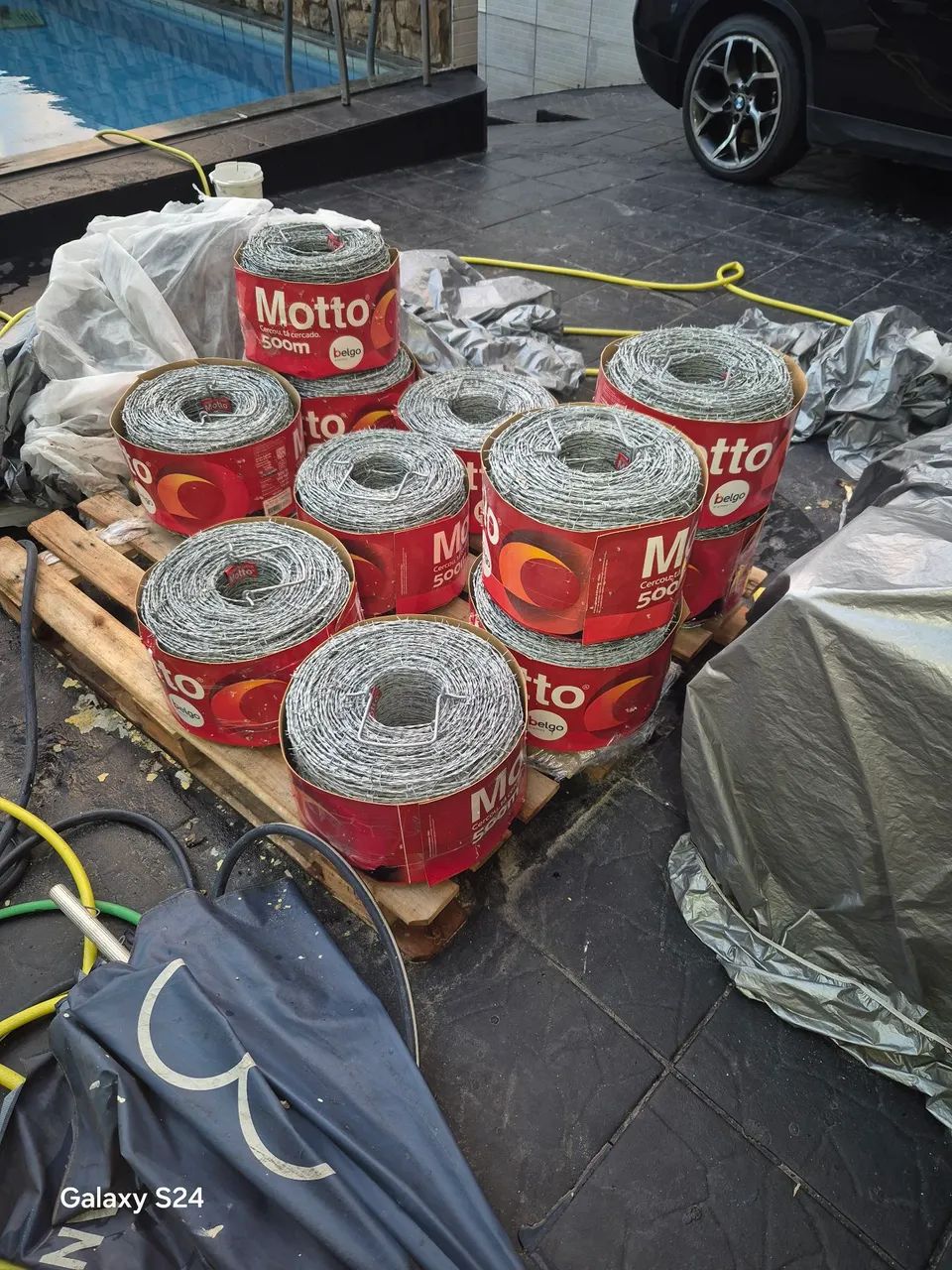 ARRAME ENFARTO MOTTO 500M BELGO NOVO TENHO  6 ROLOS  - Foto 3