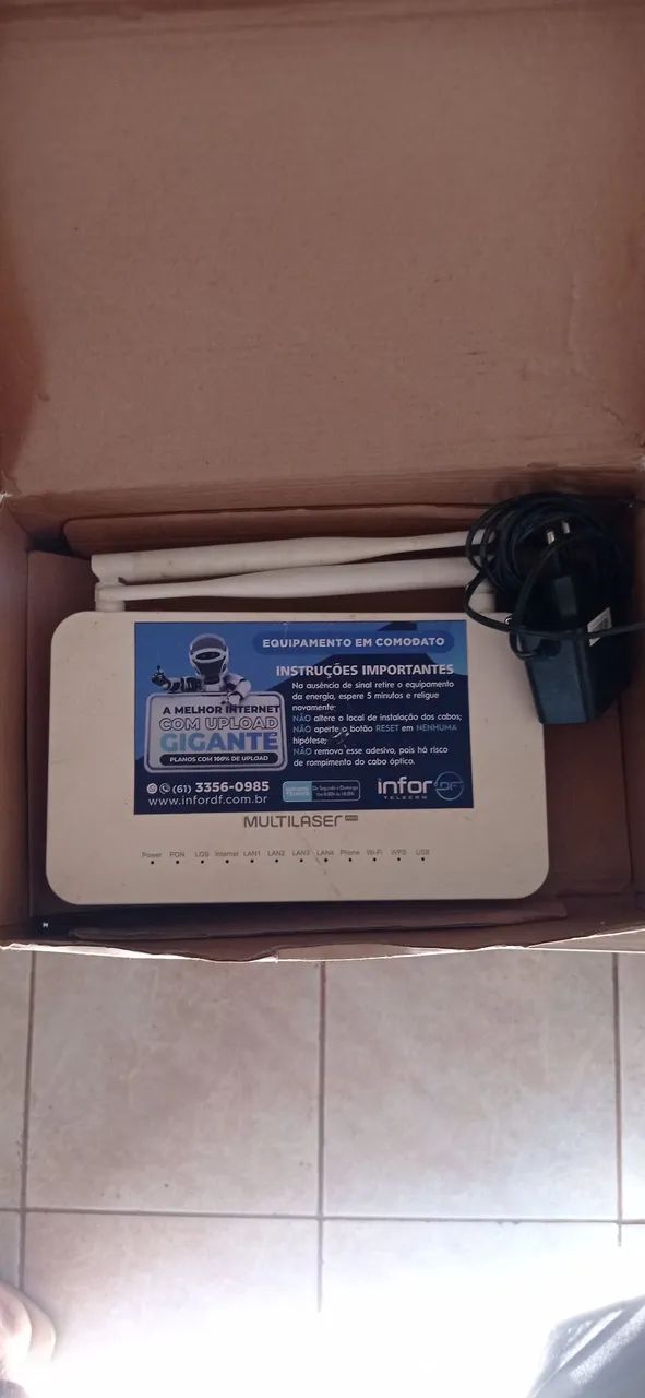 Equipamento da Multilaser para internet  - Foto 2