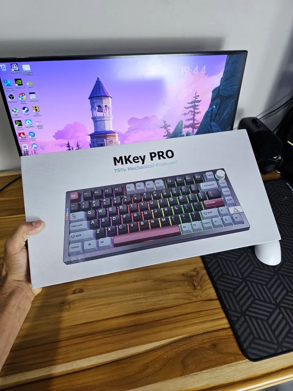 Teclado Mecânico Gamer Montech MKey PRO 75454806500510289923