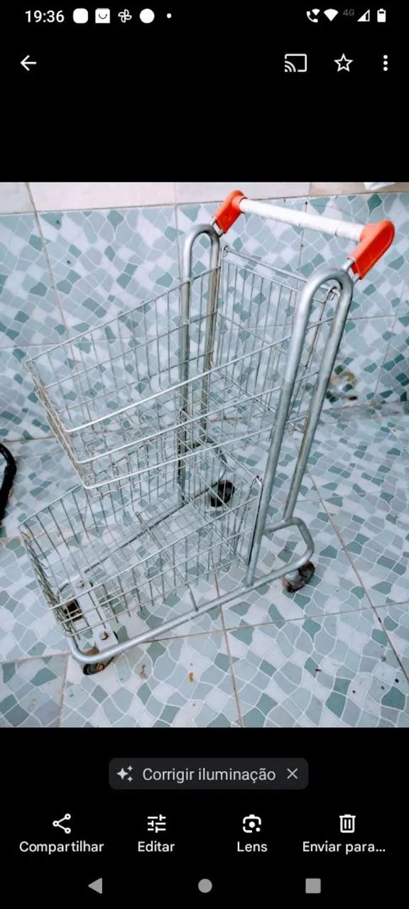 Carrinho de compras 180 Reais 