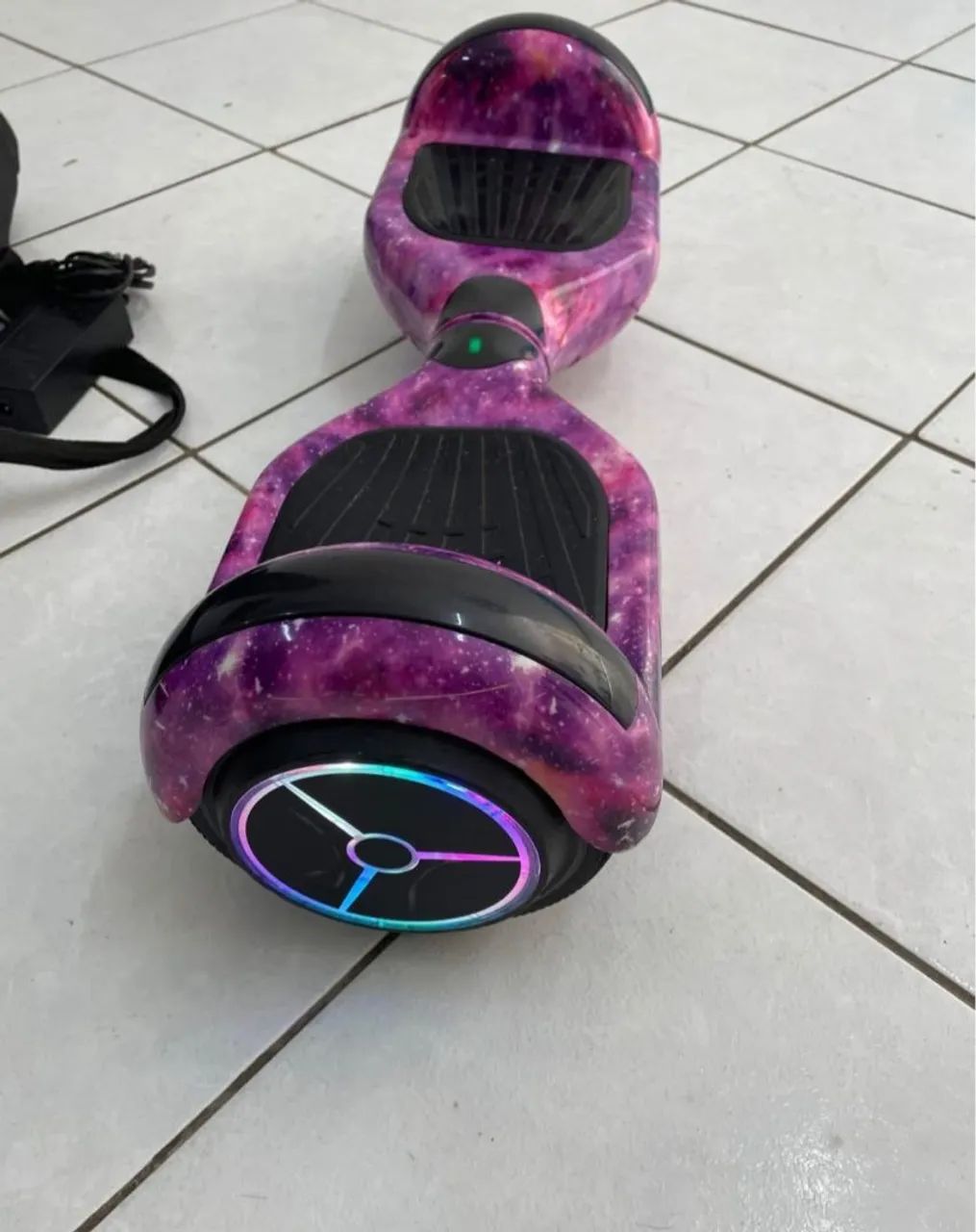 Hoverboard Roxo tem Bluetooth e LED - Foto 3