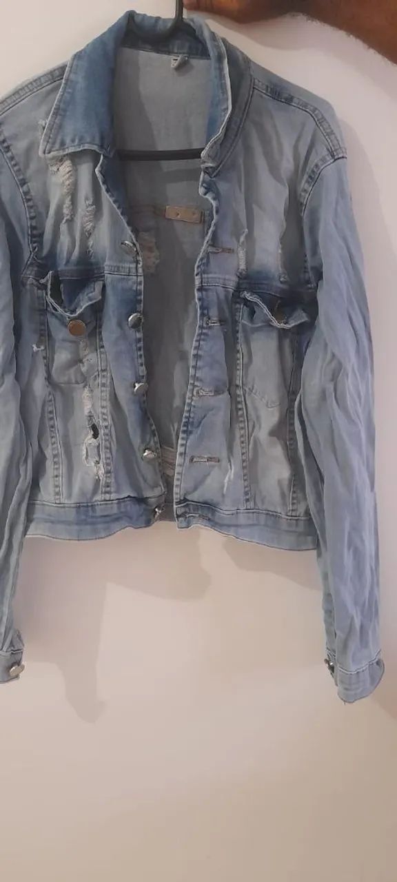 Jaqueta jeans feminina