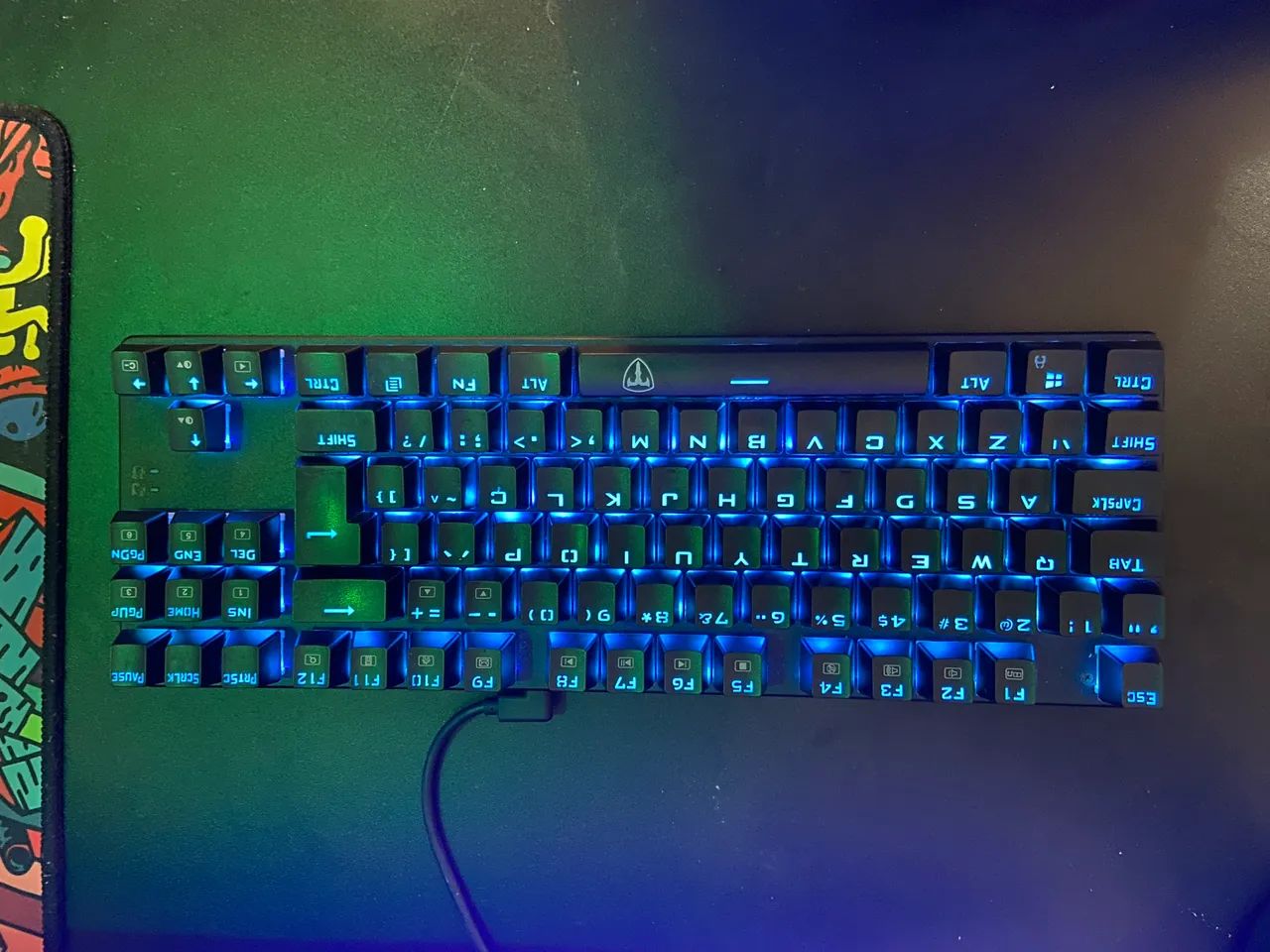 Teclado mecânico gamer T-Dagger Bora - Foto 5