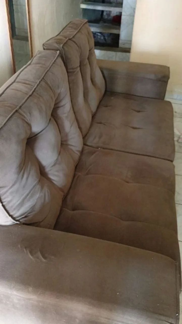 Sofa retratil 3 lugares 