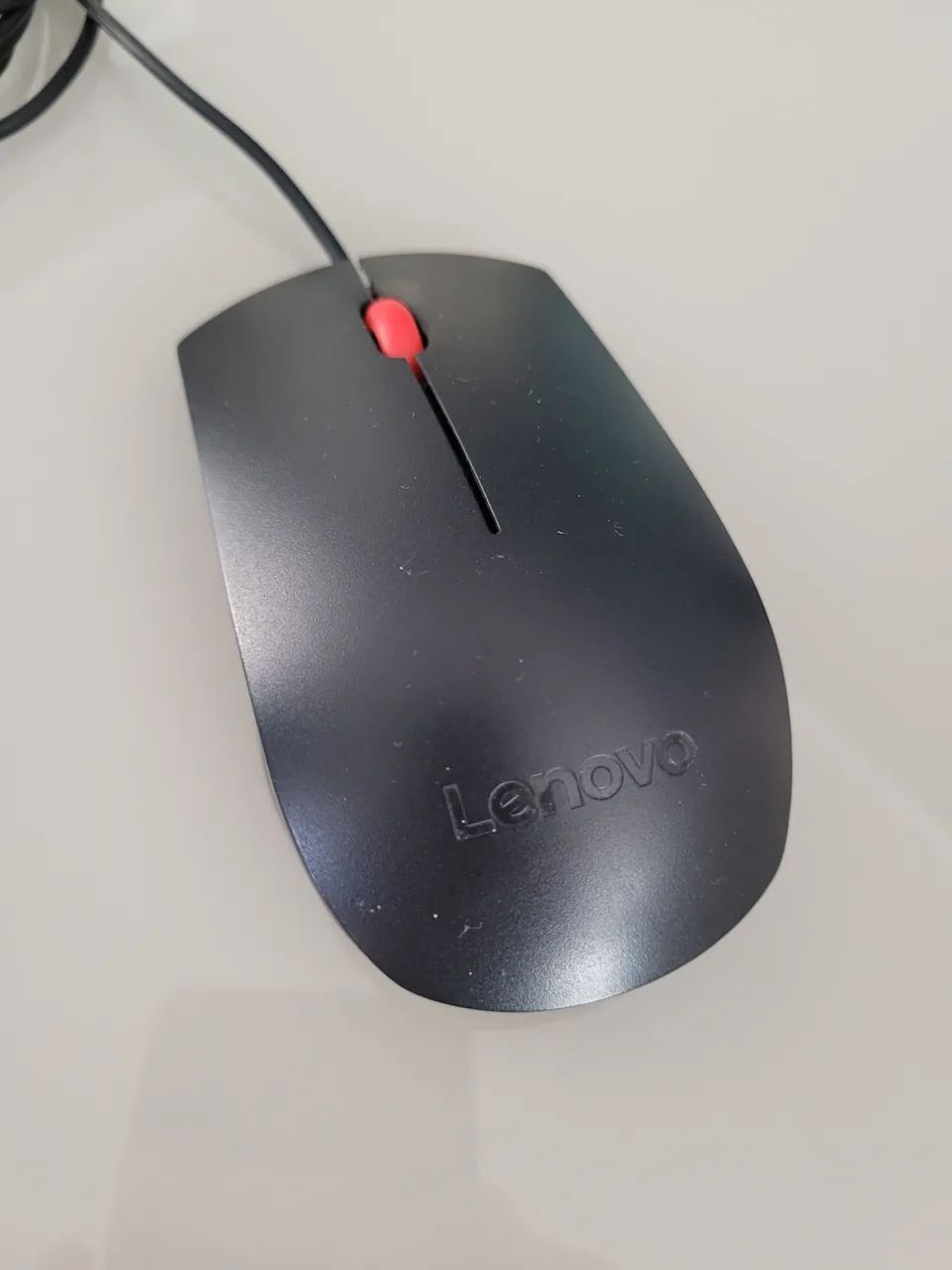 Mouse Com Fio Ergonômico Lenovo