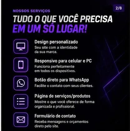 Criação de sites profissionais | responsivos + WhatsApp  - Foto 2