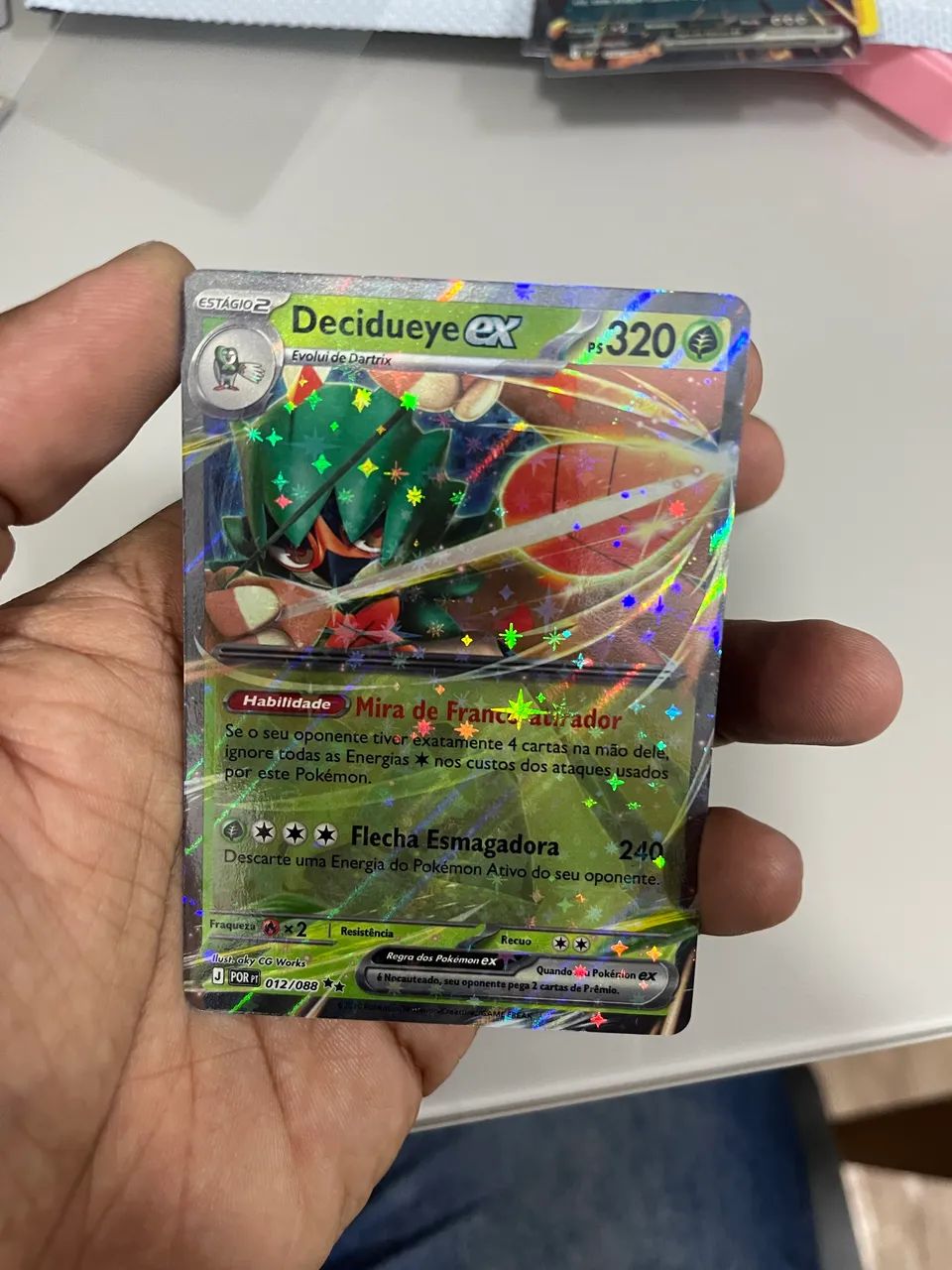 Carta Pokémon TCG Decidueye Ex - 012/88