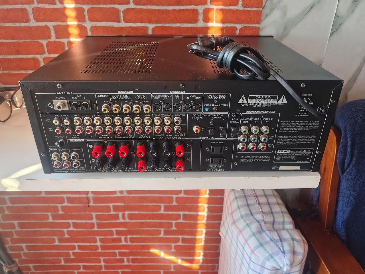  Receiver Teac Ag-D9320 alta potência. - Foto 5