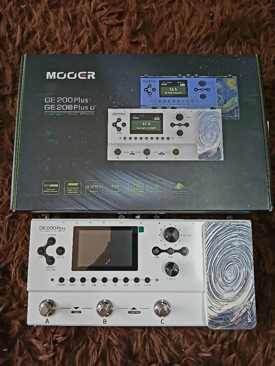 Pedaleira MOOER GE 200 PLUS li