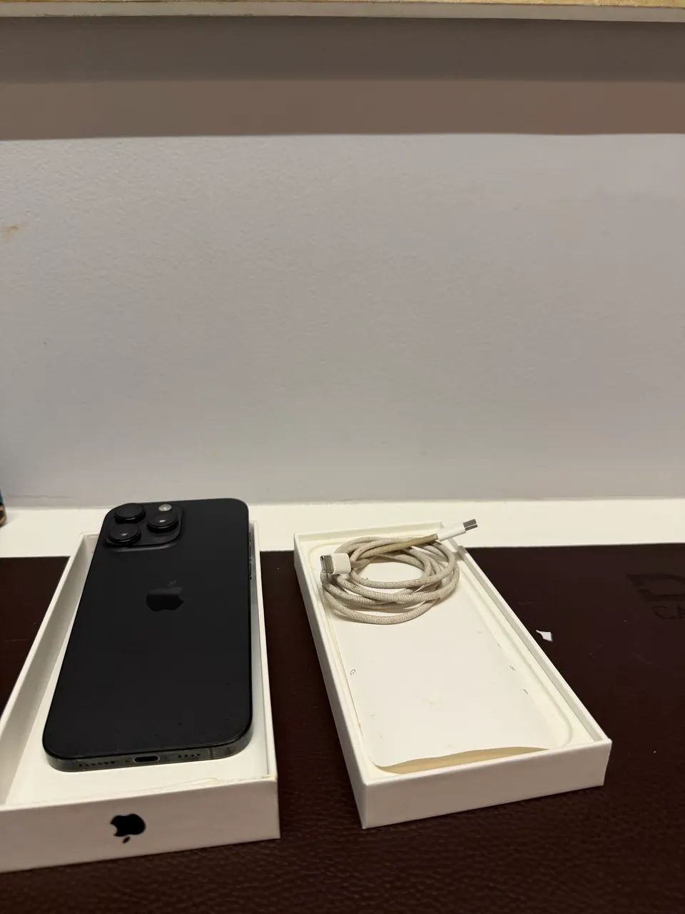 iPhone 16 pro max preto único dono 256gb