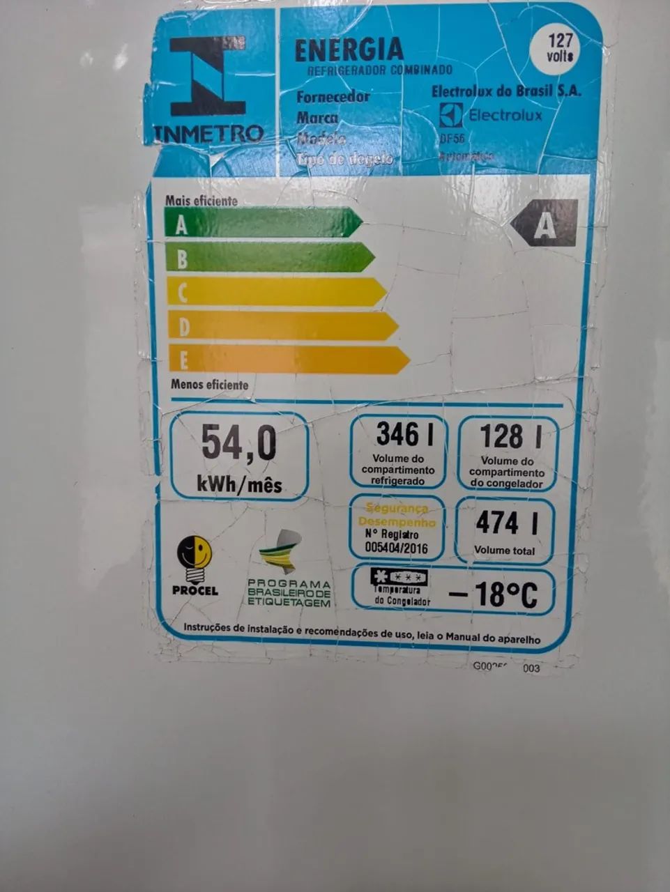 Geladeira eletrolux semi nova 474 litros - Foto 3