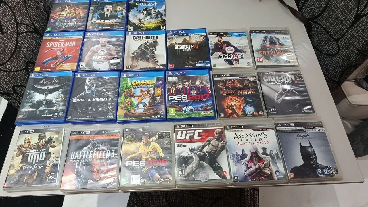 Jogos ps4 e ps3