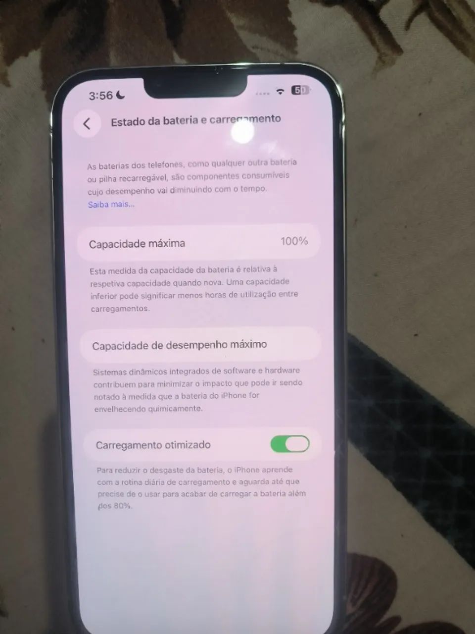 IPHONE 13 PRO MAX 128GB com película do iPhone 17 pro max - Foto 5