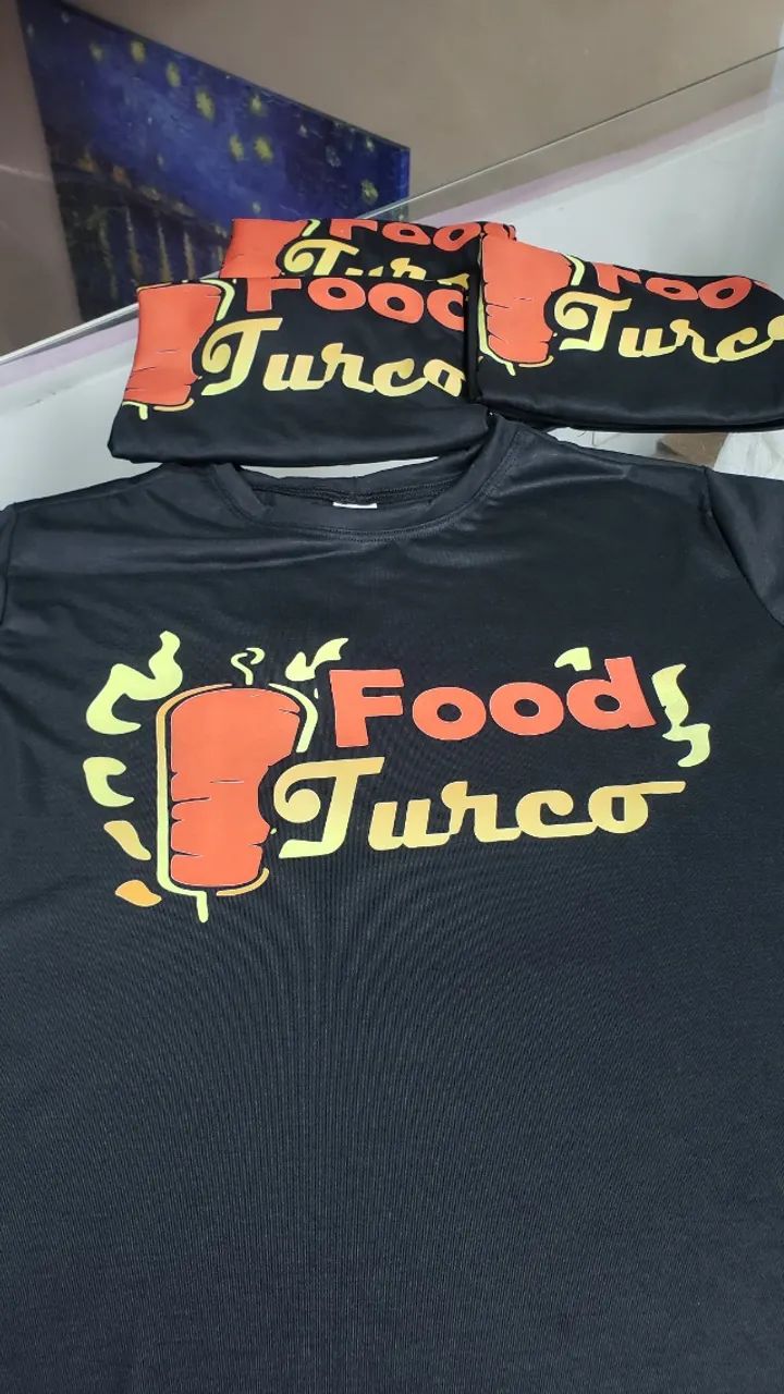 Blusa com logomarca camisa personalizada para fardamento - Foto 2