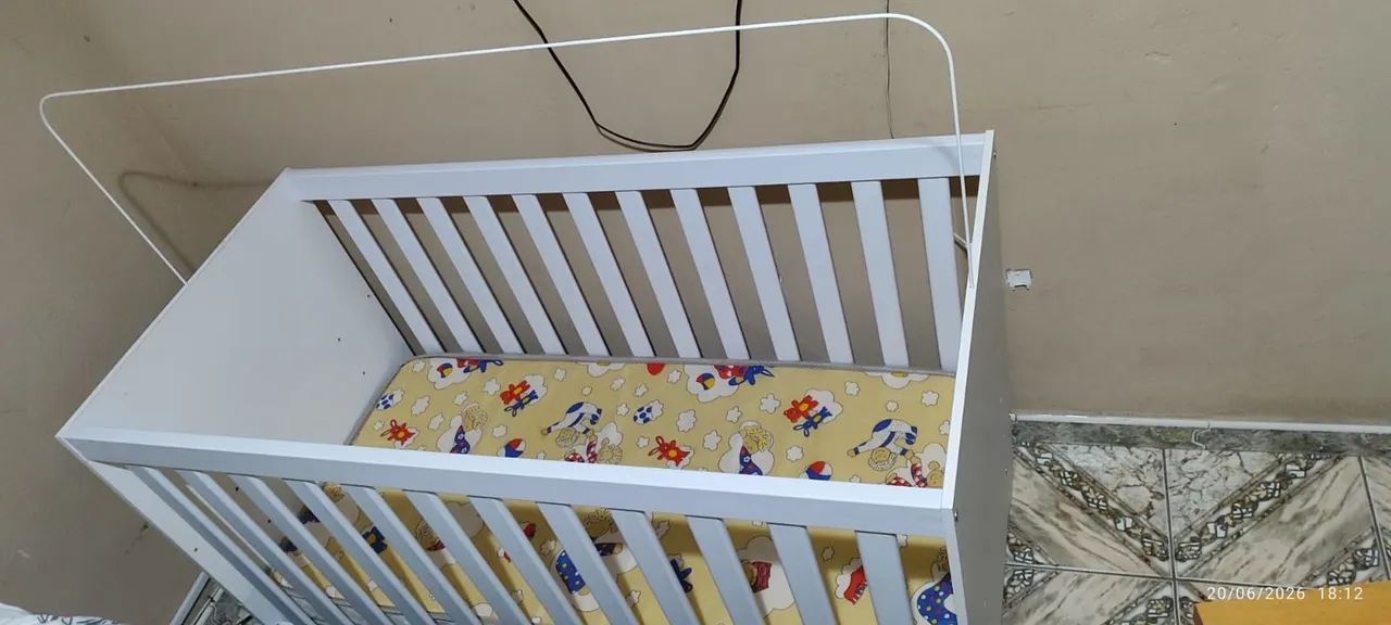 Berço com colchão semi-novo * - Foto 4