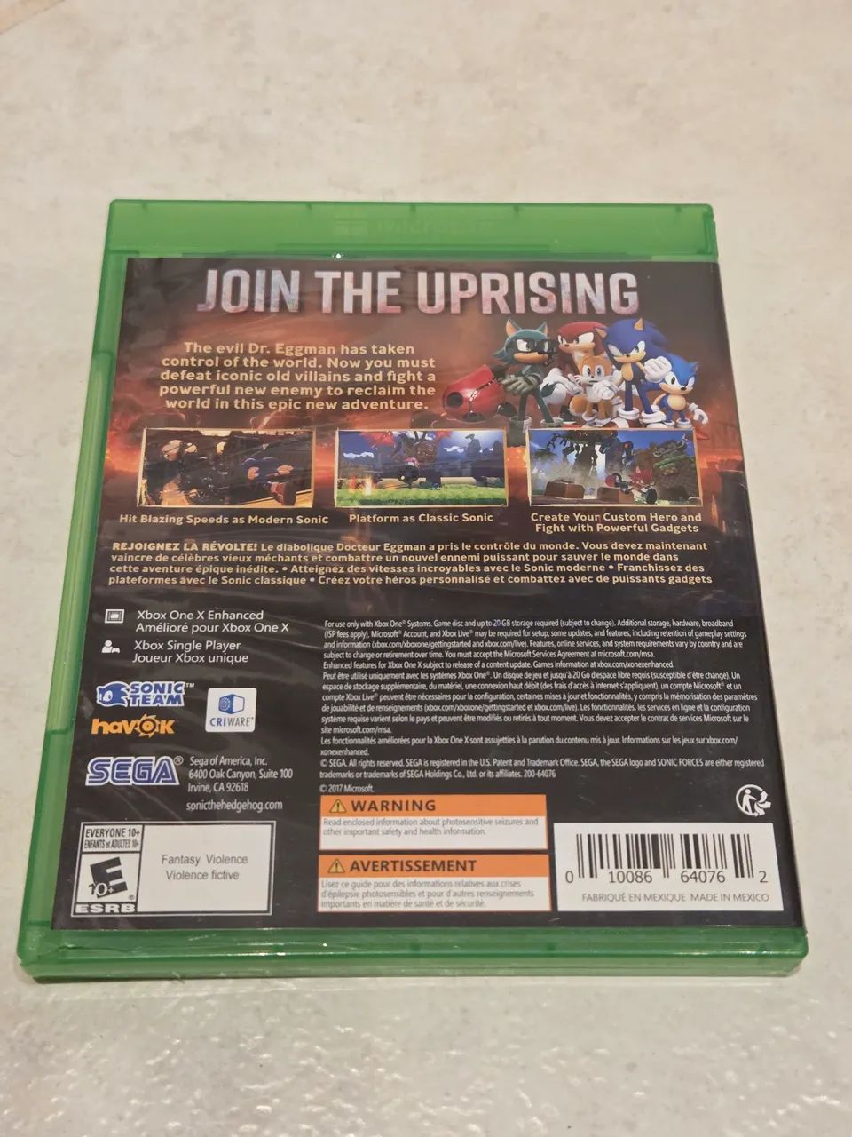 Jogo Xbox One S  - Sonic Forces - Foto 2