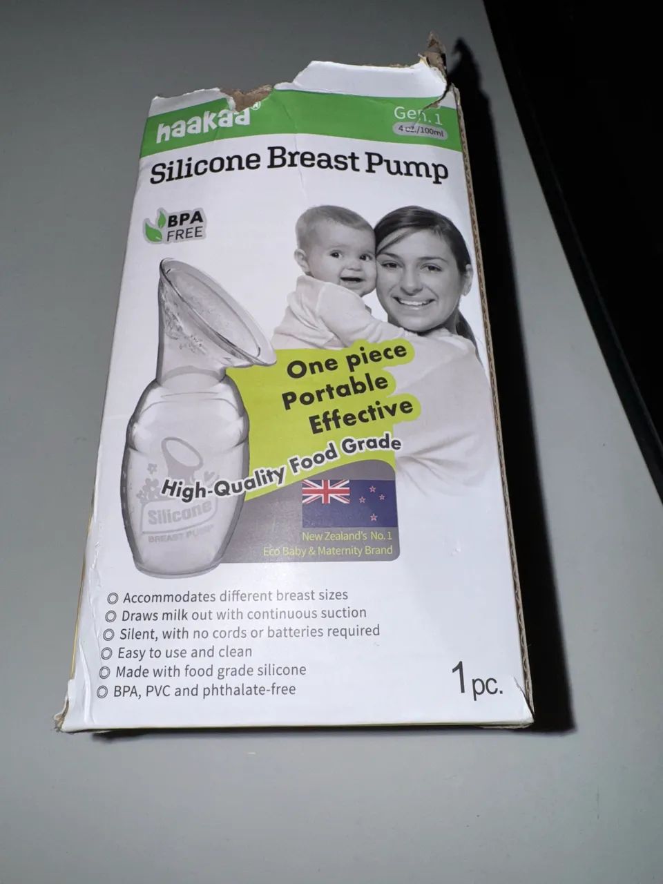 2 Hakaa bomba manual extratora leite 100ml: 1 nova e 1 usada - Foto 3
